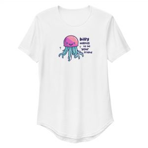 Men's Curved Street Hem T-Shirt (Billy) Light Colours